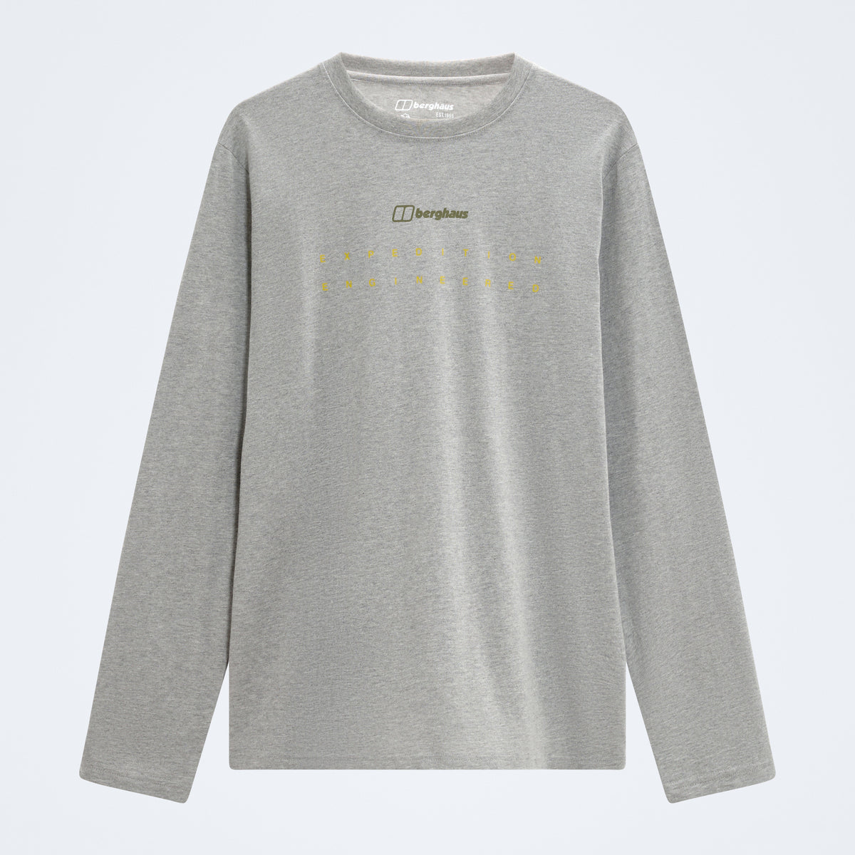 Herren Compass Essential T-Shirt - Grau Meliert