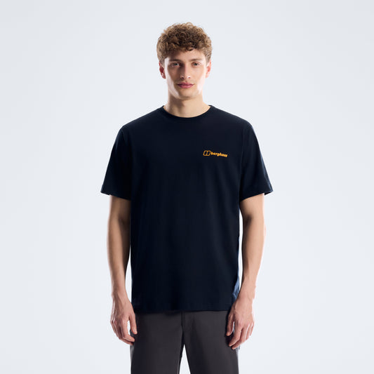 Herren Staticscape Essential T-Shirt – Tiefschwarz