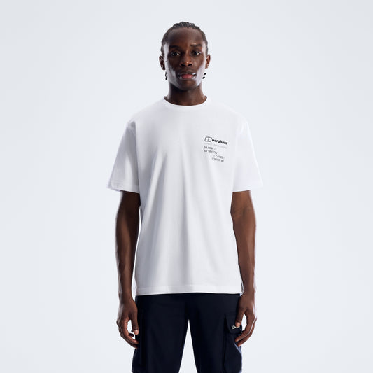 Herren Mount 10 Essential T-Shirt - Reinweiß