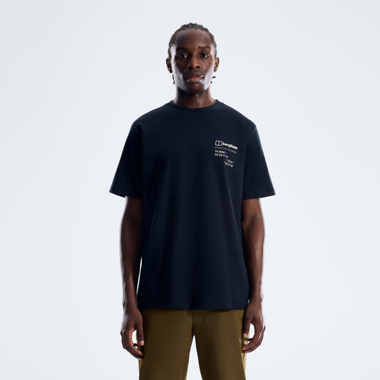 Herren Mount 10 Essential T-Shirt - Jet Black
