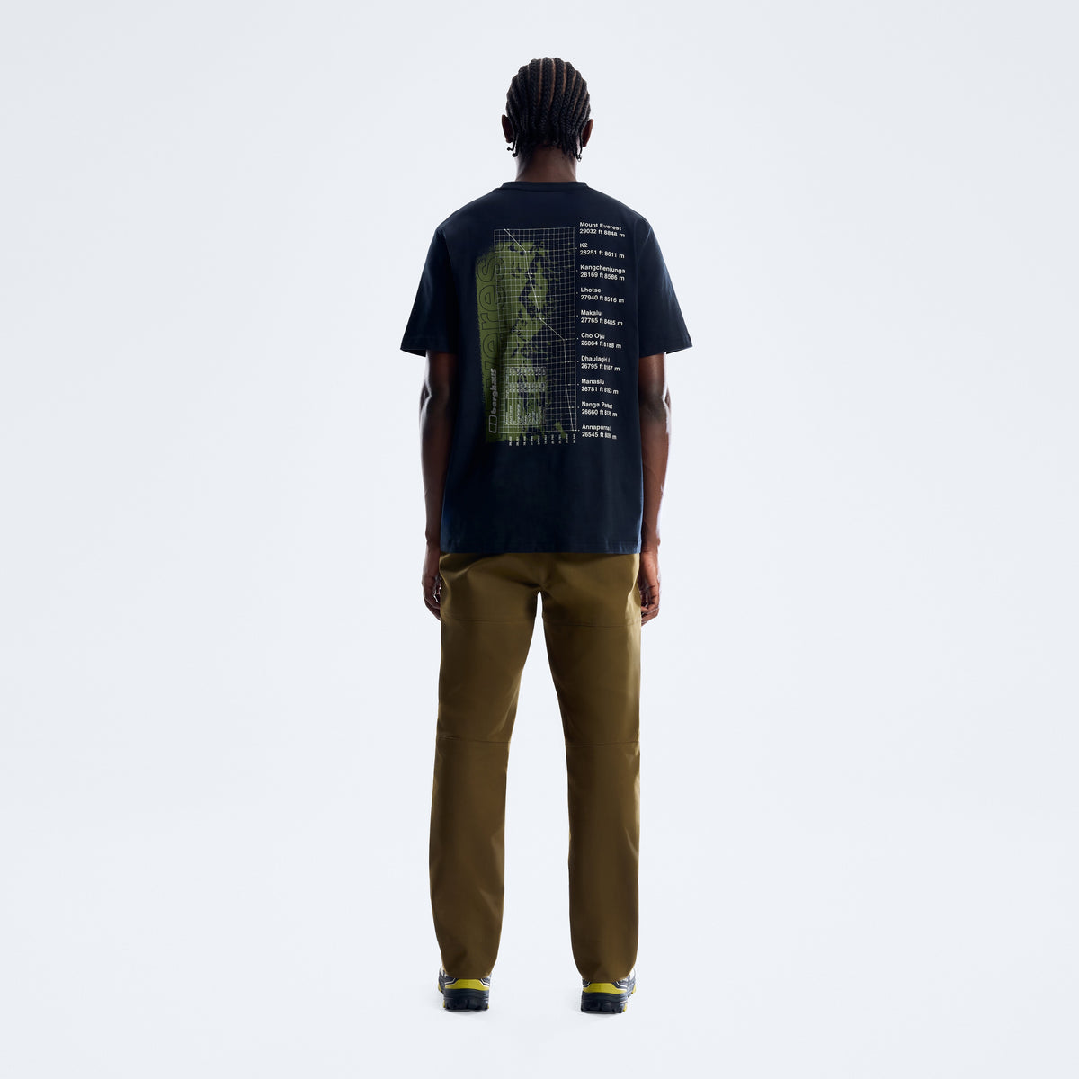 Men's Mount 10 Essential Tee - Jet Black