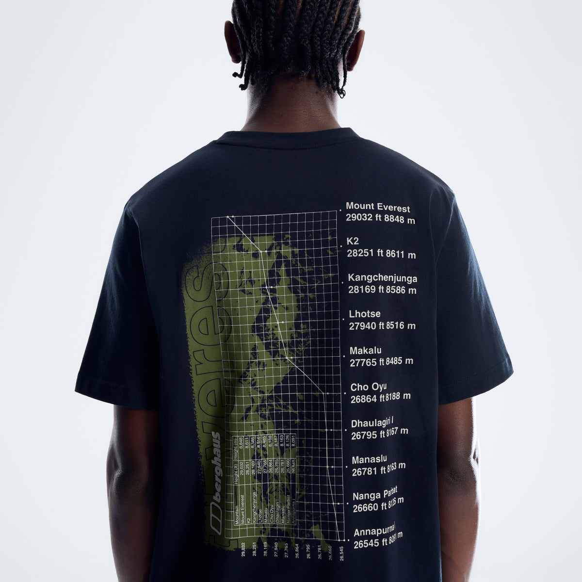 Men's Mount 10 Essential Tee - Jet Black