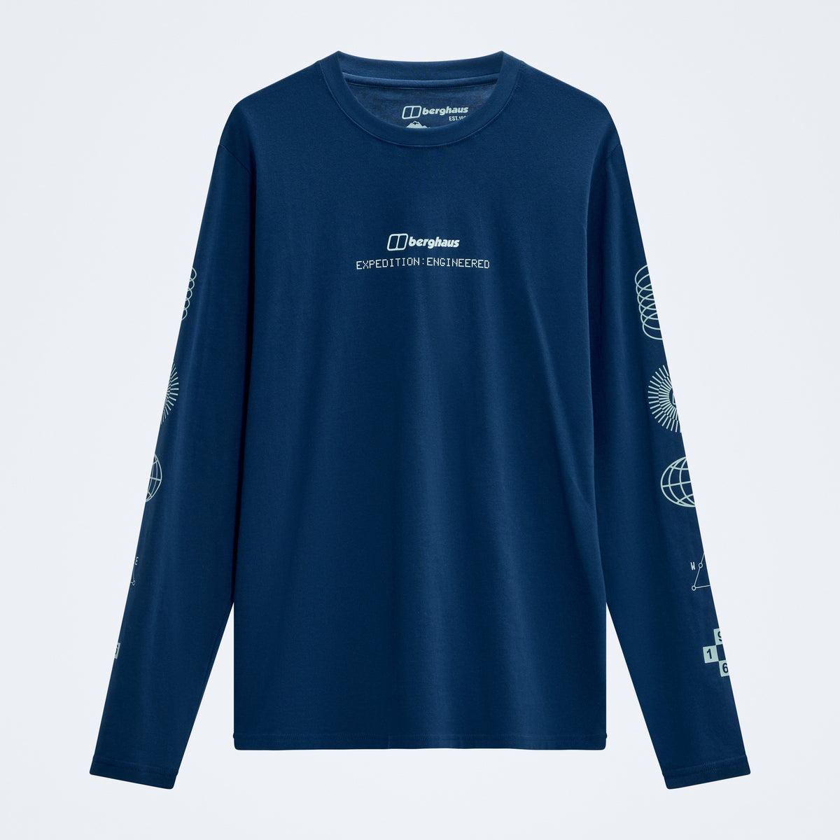 Herren Exped Essential Langarm-T-Shirt - Hale Navy