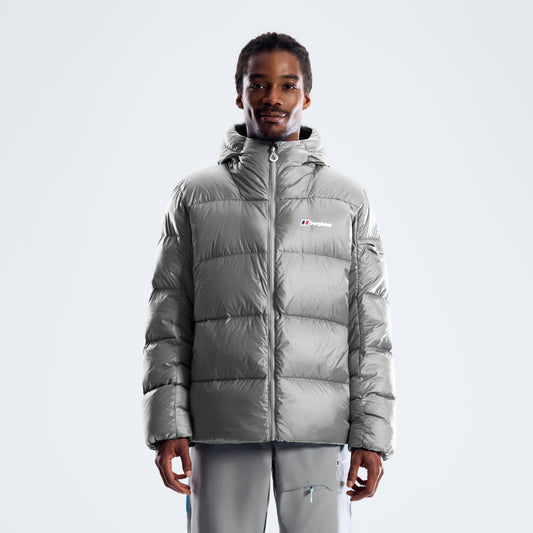 Herren-Daunenjacke Zypher – Garbo Grey