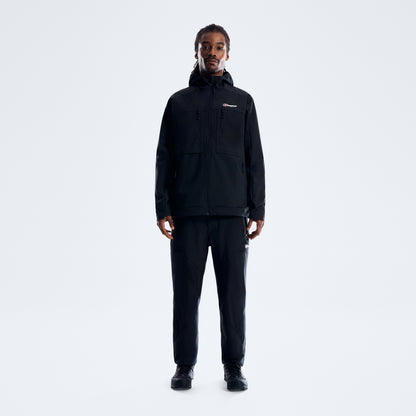 Herren-Vantashell-Jacke – Tiefschwarz