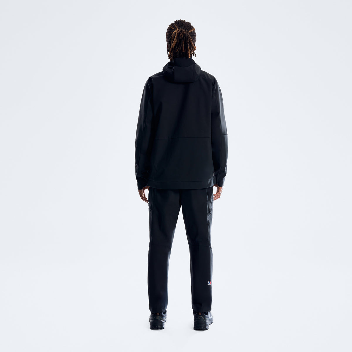 Herren-Vantashell-Jacke – Tiefschwarz