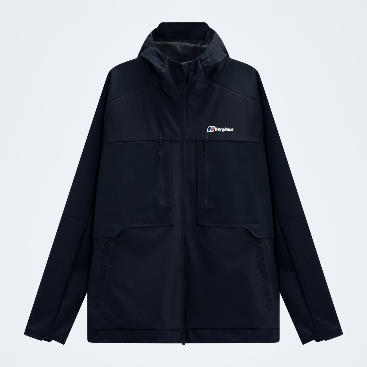 Herren-Vantashell-Jacke – Tiefschwarz