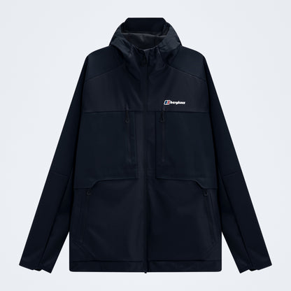 Herren-Vantashell-Jacke – Tiefschwarz