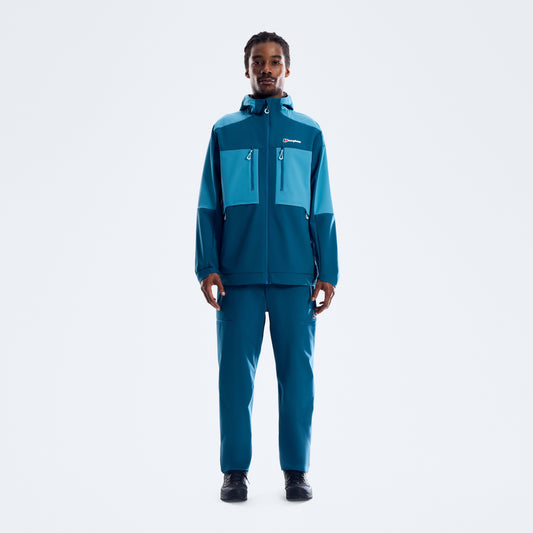 Herren Vantashell Jacke – Blue Abyss/Gen Blue