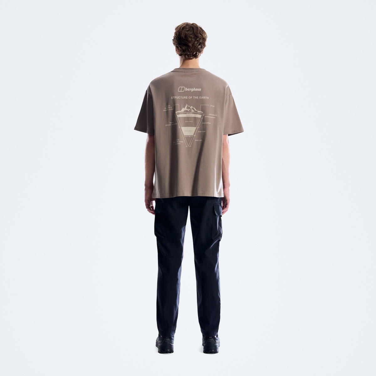 Men's Geo Structure Tee - Dark Grey