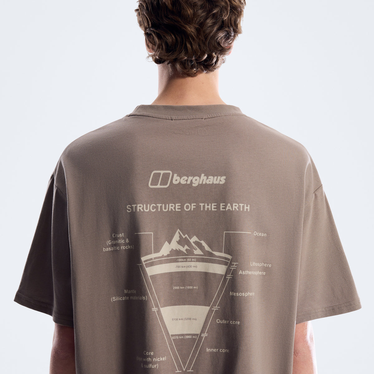 Men's Geo Structure Tee - Dark Grey