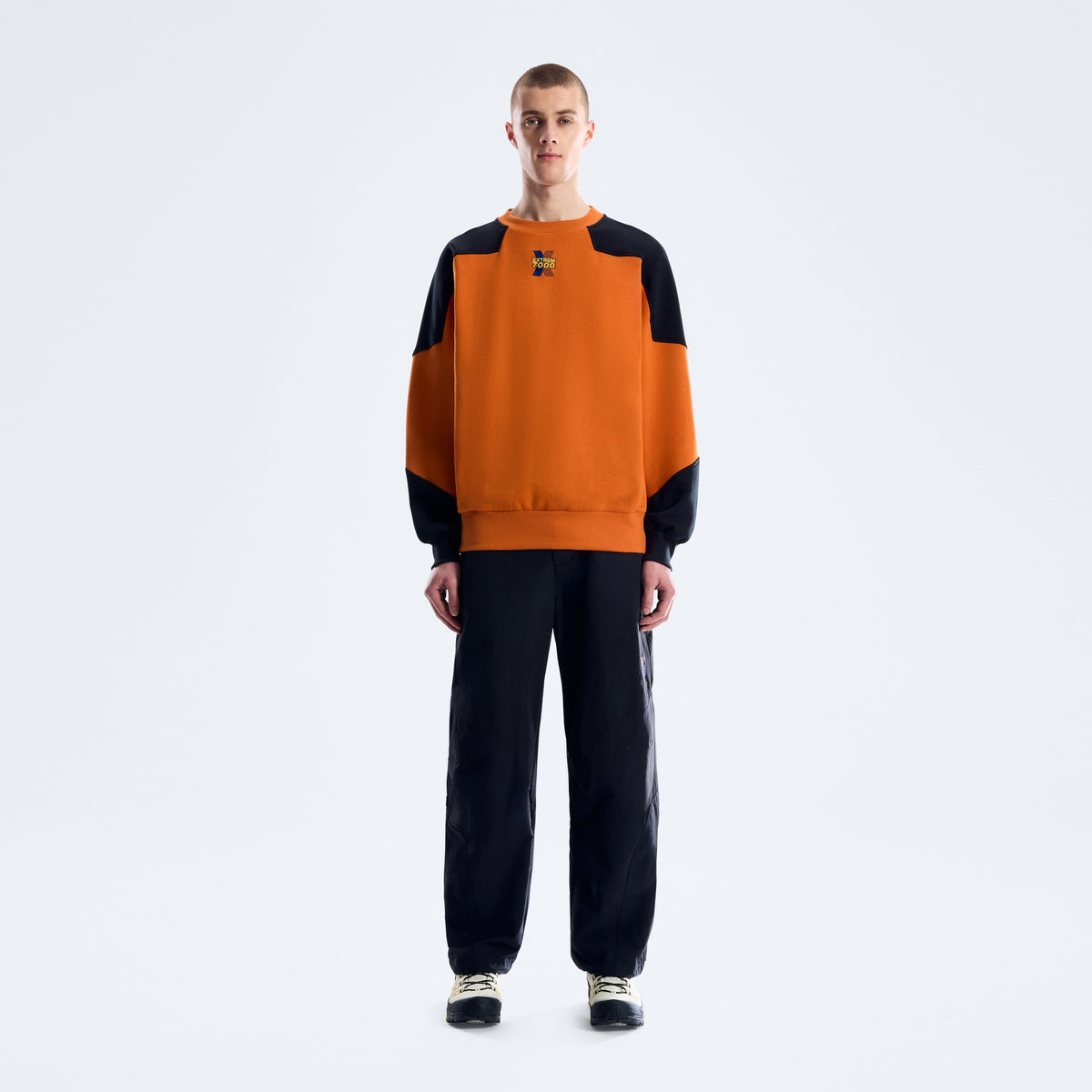 Herren-Pullover Kara-SU – Blazing Fire/Black