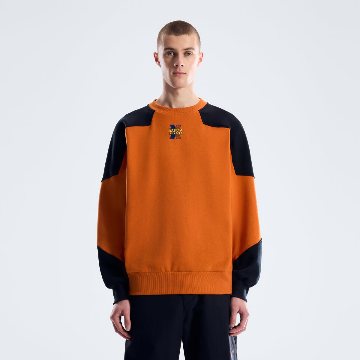 Herren-Pullover Kara-SU – Blazing Fire/Black