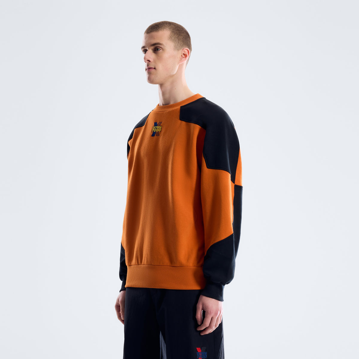 Herren-Pullover Kara-SU – Blazing Fire/Black