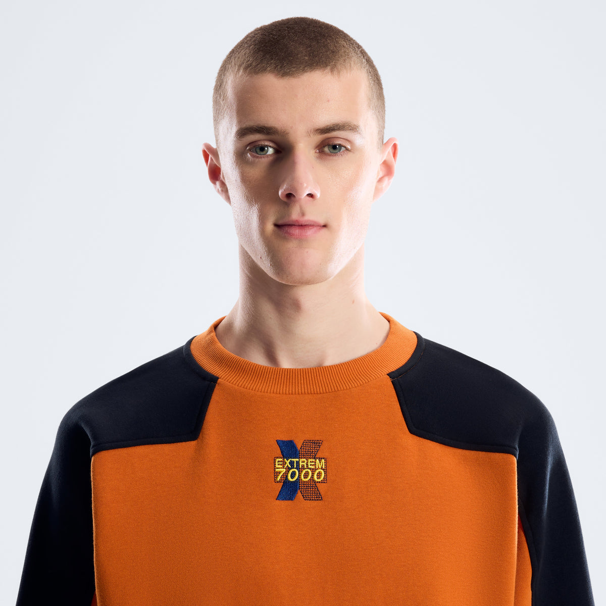 Herren-Pullover Kara-SU – Blazing Fire/Black