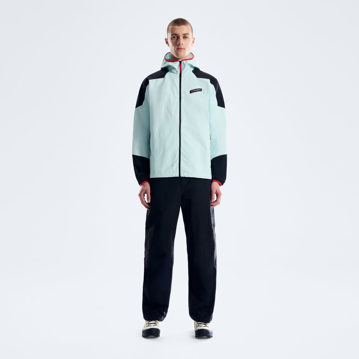 Men's Kara-SU Windbreaker - Polar/Jet Black