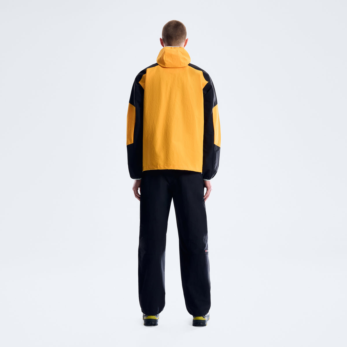 Men's Kara-SU Windbreaker - Tangerine/Jet Black