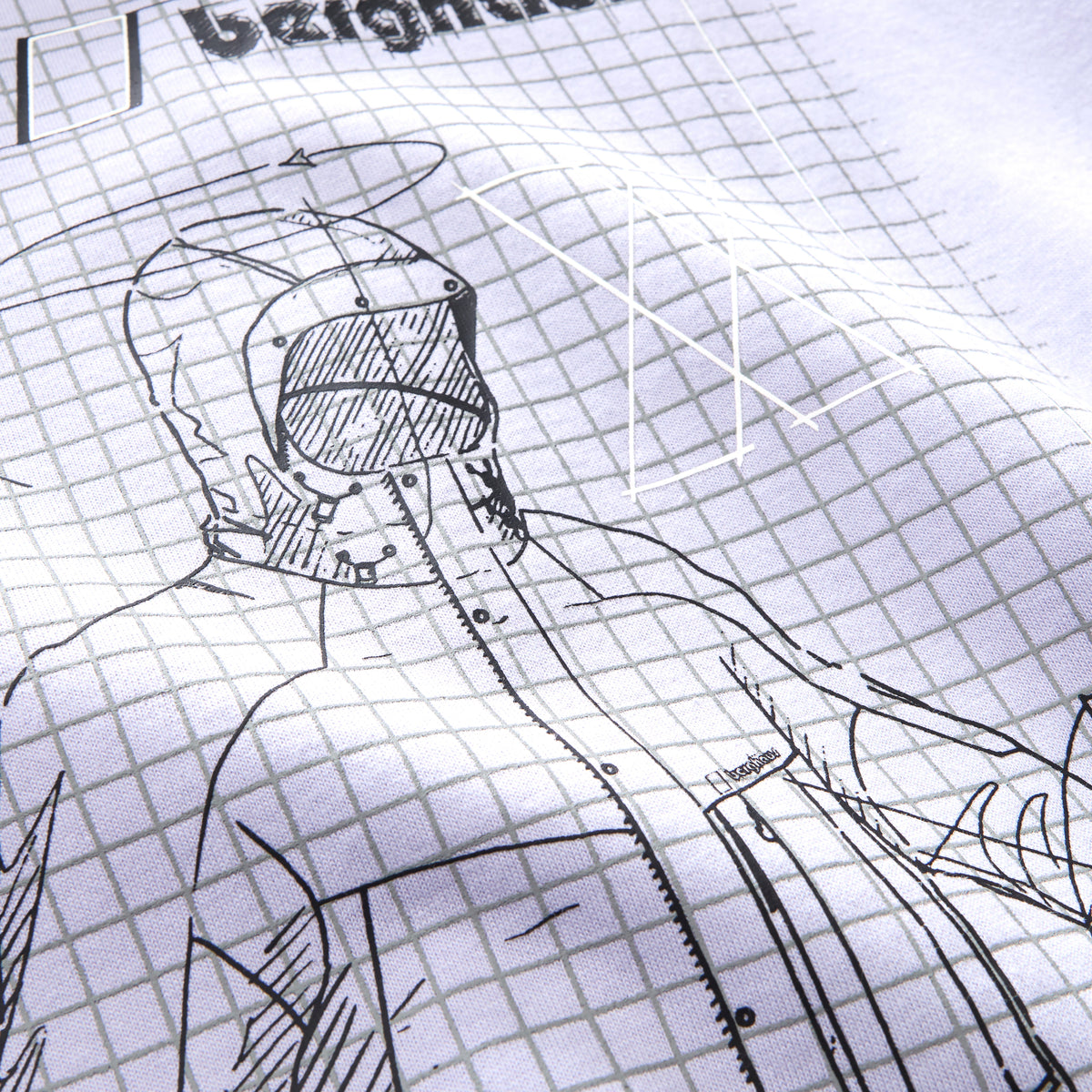 Unisex Kara-SU Sketch T-Shirt - Aster