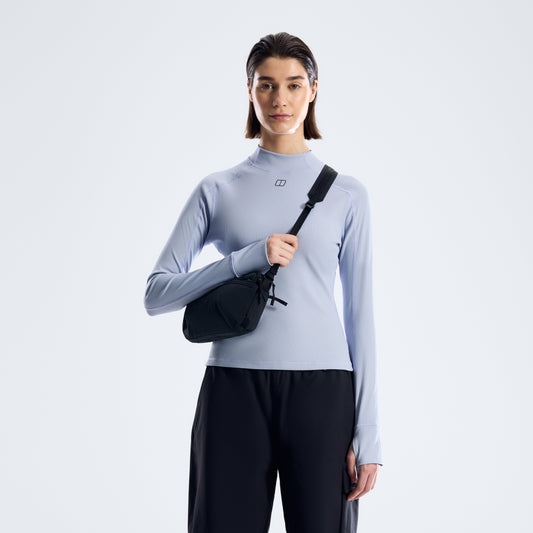 Unisex Wylam Umhängetasche - Tiefschwarz