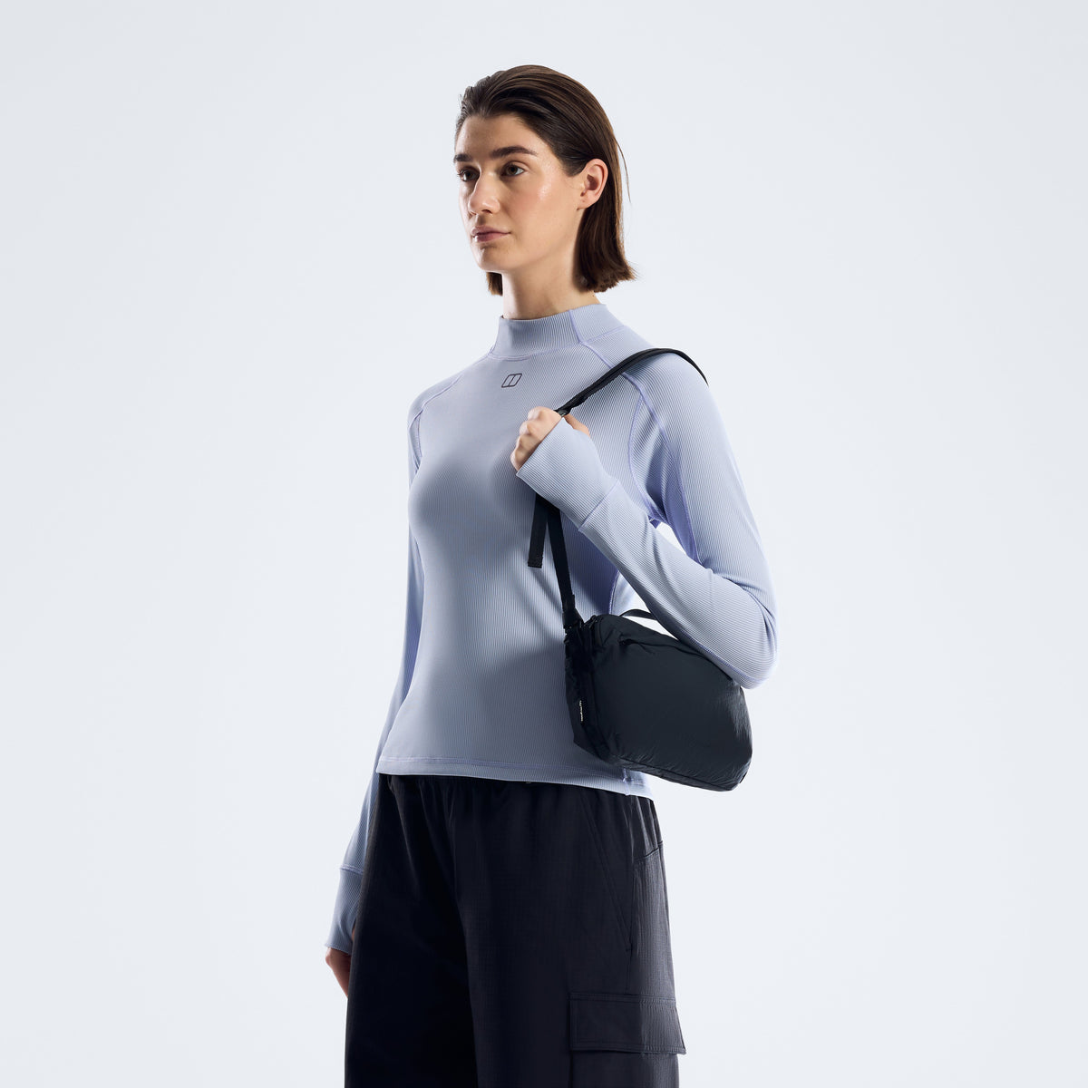 Unisex Wylam Umhängetasche - Tiefschwarz