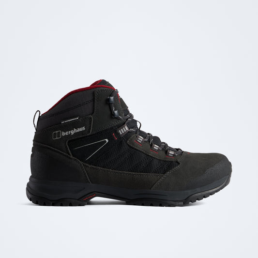 Herren-Wanderstiefel Expeditor Trek Aqua - Grau/Schwarz/Rot