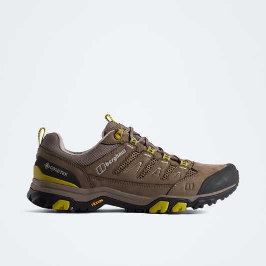 Fellmaster Active Gore-Tex Wanderschuh für Herren – Braun/Aschgrau/Gelb
